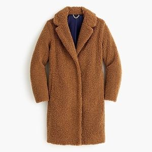 J.Crew Teddy Sherpa Topcoat